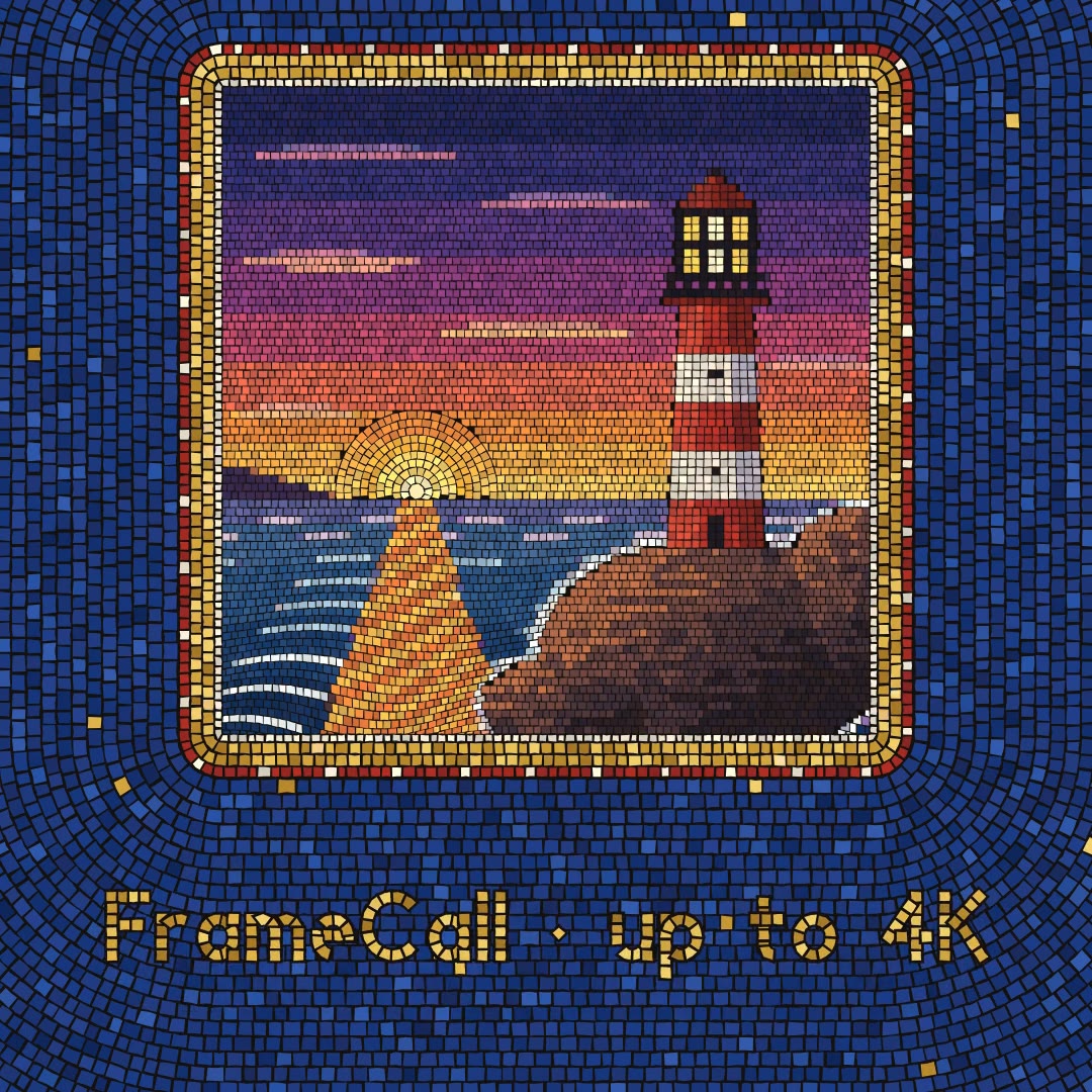 From 720p to 4K: a glass mosaic film made with FrameCall