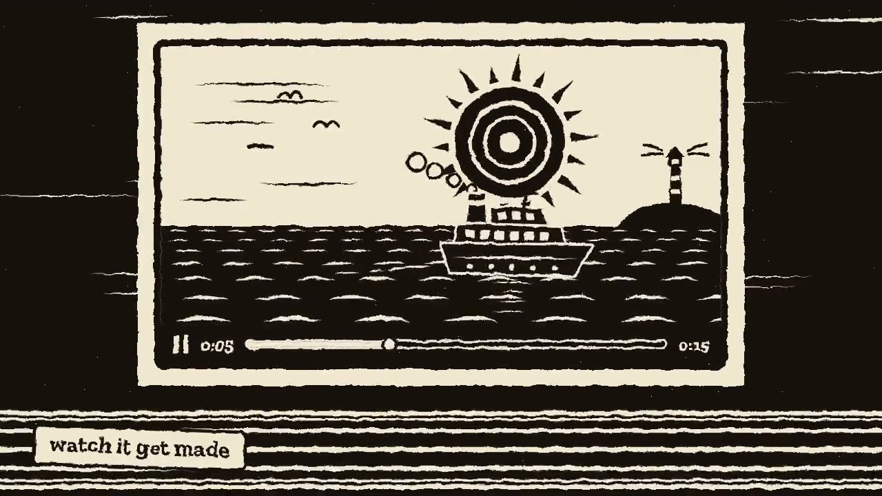 Type what you want: a linocut film made with FrameCall